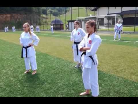 Pripreme karatista Prve petoletkle u Brzeću