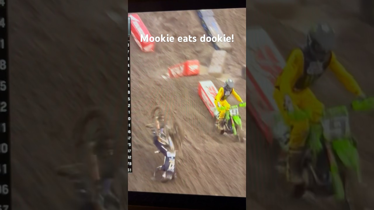 Malcolm Stewart CRASH!!! San Fran Supercross 2024 #MalcolmStewart #supercross #crash #fail #endo