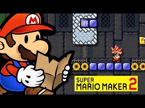 Super Mario Maker 2: Paper Mario: The Thousand-Year Door: Hooktail Castle Showcase