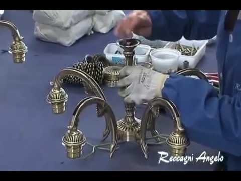 Производство светильников Reccagni Angelo  Часть 4