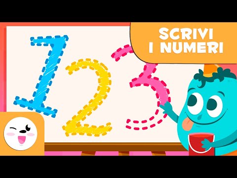 Numeri - Impariamo a scrivere i numeri da 1 a 10