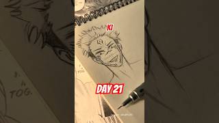 How to draw anime easy tutorial | Day-21 #shorts #artsbyshubham #animedrawing #trending #anime