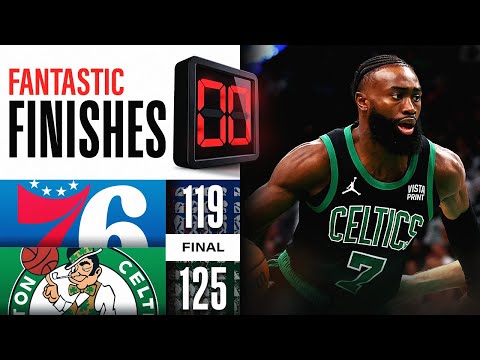 Final 5:07 CLOSE ENDING 76ers vs Celtics | December 1, 2023
