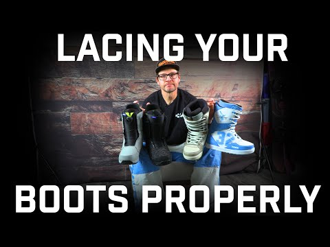 How To Lace Up Your Snowboard Boots Properly