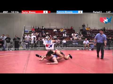 FILAJRFS: 74 KG / 163 lbs: Taylor Massa (Michigan WC) vs. Patrick Rhoads (Hawkeye WC)