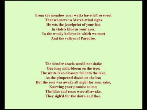 Alfred, Lord Tennyson - Poem: 'Come into the garden, Maud', read by Jasper Britton