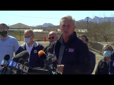 Kevin McCarthy calls migrant surge 'Biden border crisis'
