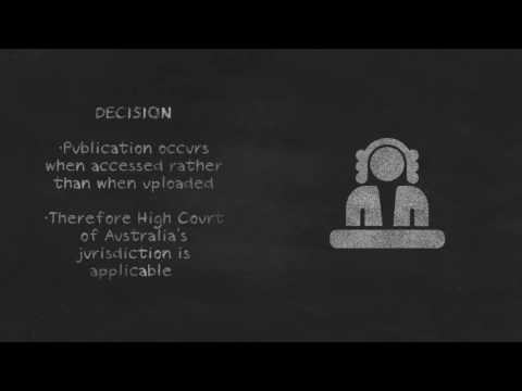 Dow Jones v Gutnick: Case Summary (Draft)