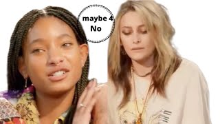 Paris Jackson ask willow if she ready to have kids red table talk