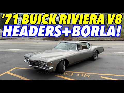 1971 Buick Riviera 455 V8 w/ HEADERS & BORLA PRO-XS!