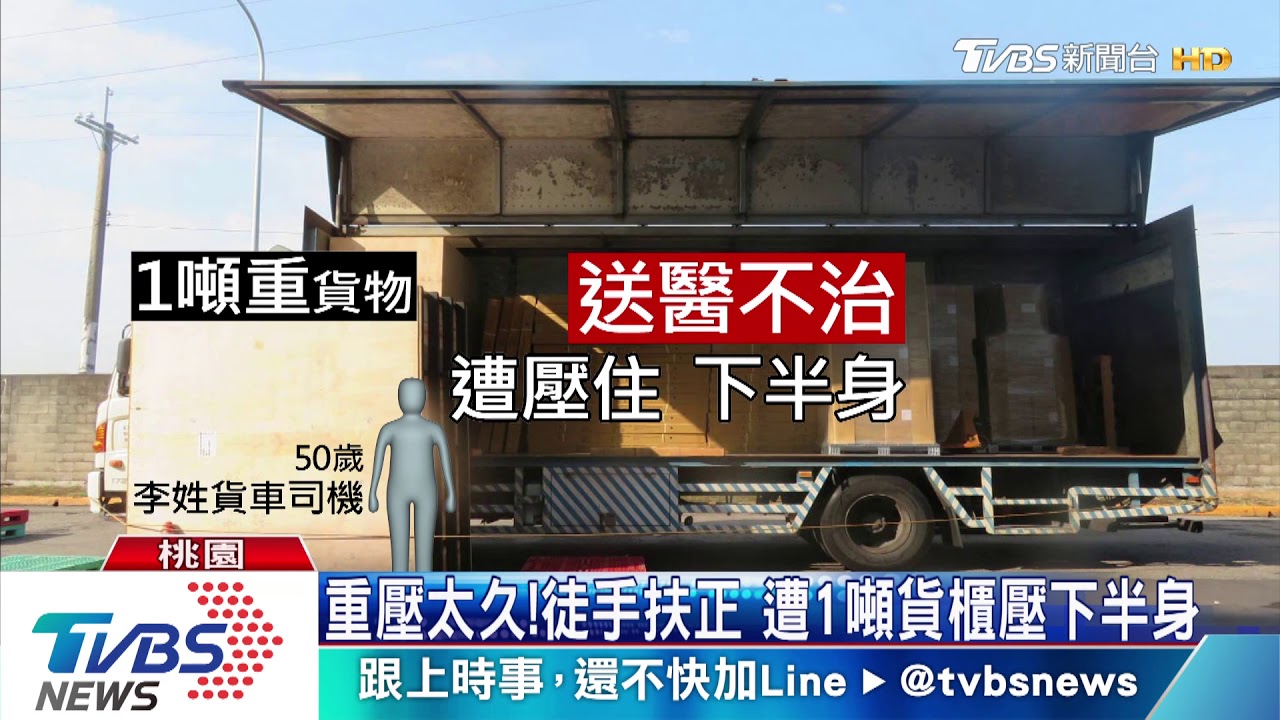快幫扶住！卸貨重心不穩　司機遭壓不治