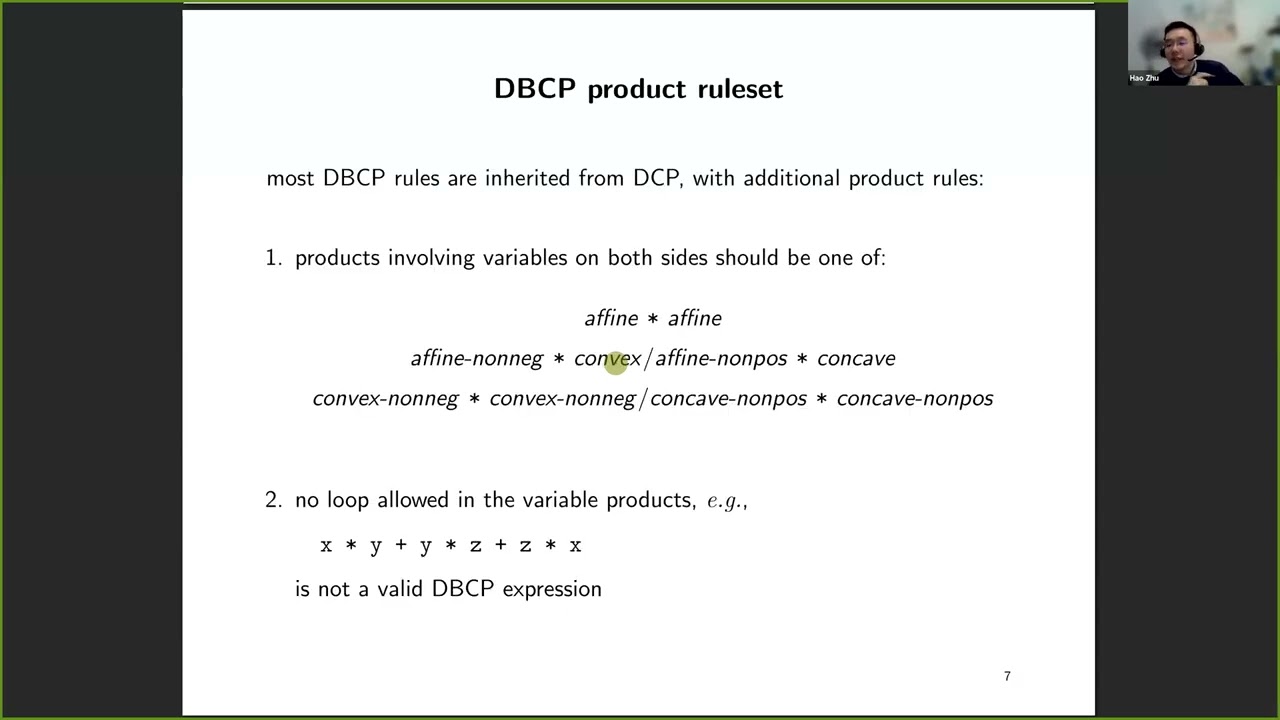 Hao Zhu — Disciplined Biconvex Programming
