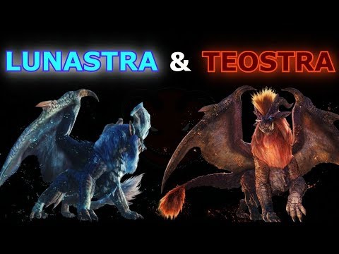Monster Hunter World: Lunastra and Teostra Boss Fight (Solo / Insect Glaive)