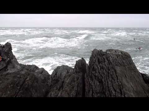 Tidel Race Penrhyn Mawr on a rough day