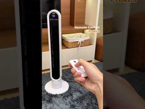 Gambar Kris Kipas Angin Berdiri Digital 36 Inch 45 Watt - Putih/Hitam