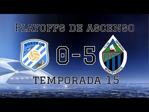 Playoffs ascenso VFO : Los Bokerones vs Montefuerte (0-5) (ida)