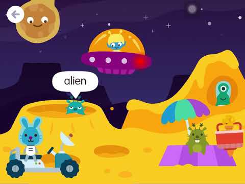 Sago mini School - Topic: Moon - moon cycle, numbers, arts, videos, read/play & learn