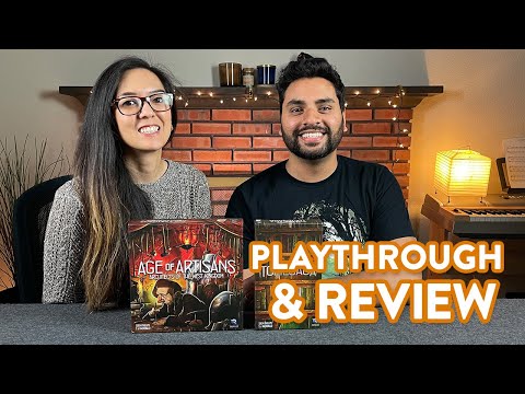 Architects of the West Kingdom + Age of Artisans Expansion Co-Op - Playthrough & Review