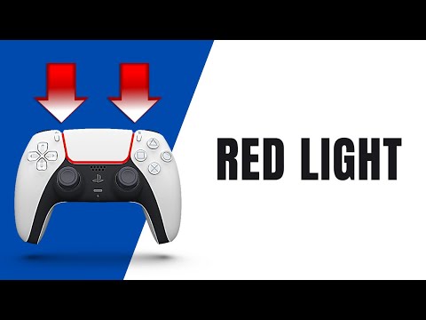 PS5 Controller RED Light. What Does It Mean? (2022 Update)