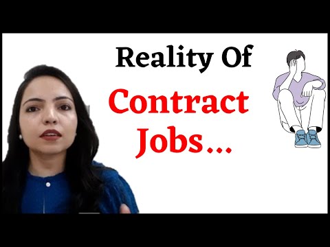 Reality of contract jobs ( Contract Jobs Vs Full time job)