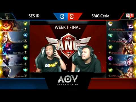 SES ID vs SMG Ceria - Garena AOV ANC City Qualifiers : Week 1 Final Game 1