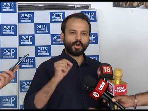 AAP Leader Ashish Khetan Briefs Media on CBI raid at Satyendra Jain's House