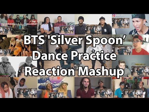 BTS 'Silver Spoon (Baepsae)' mirrored Dance Practice "Reaction Mashup"