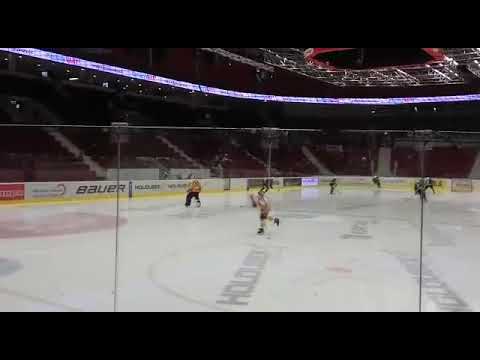 Baráž 2018 2.kolo HC Energie Karlovy Vary vs HC Dukla Jihlava - Lukas v masce připomíná :-)