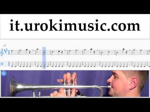 Lezioni di Tromba J. Balvin, Willy William - Mi Gente Tutorial Spartito Parte#1 um-i276