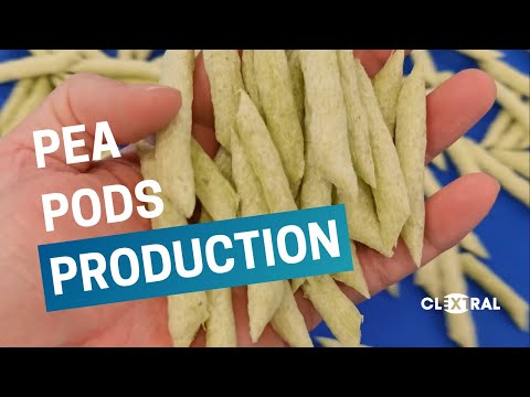 Clextral Pea Pods Production