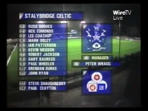Stalybridge Celtic 3-3 Bromsgrove Rovers - Bob Lord Trophy QF - December 13th 1994 (Part 1/9)