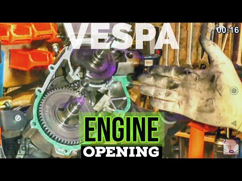 vespa service: OPENING an ENGINE | FMP - SolidPASSion |