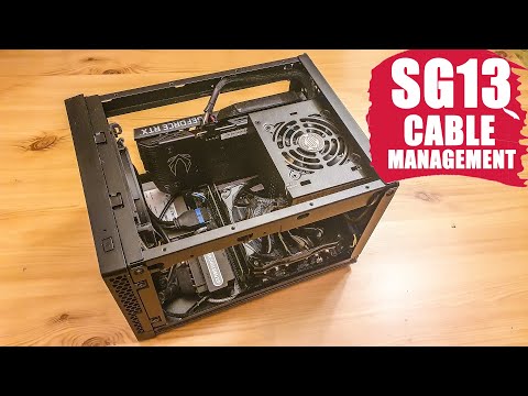 Optimize cable management in SG13 Silverstone M-ITX case Part 4
