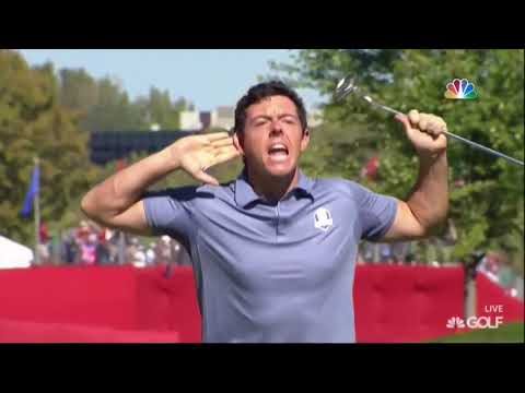 Rory McIlroy and Patrick Reed's Unbelievable Birdie Exchange | 2016 Ryder Cup