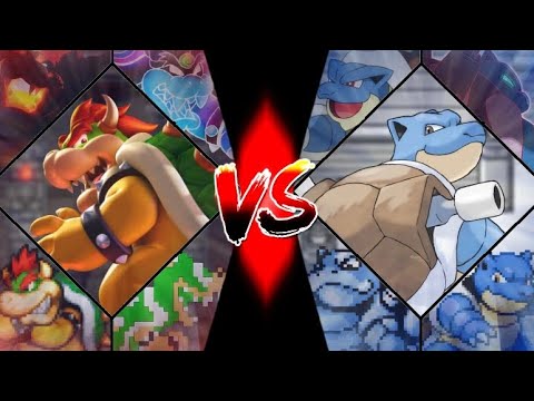 Bowser Vs Blastoise Death Battle Sprites Fight