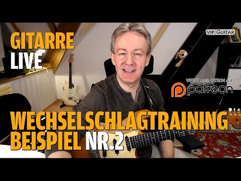 Wechselschlagtraining Gitarre! Runde 3 - Klassik Rock