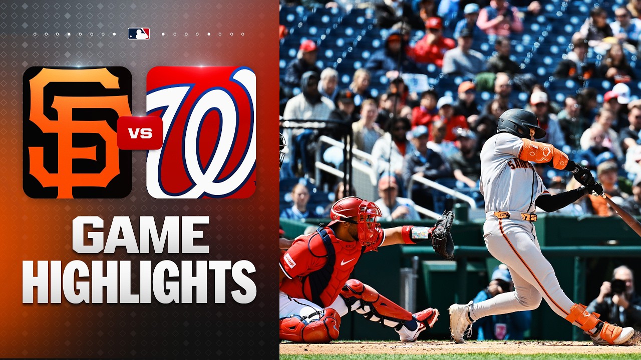 Giants vs. Nationals Game Highlights (4/19/26) | MLB Highlights
