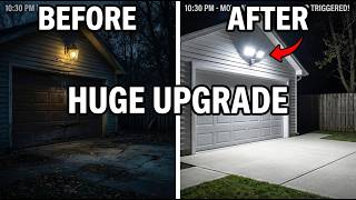 Replace Broken Exterior Light with Motion Sensor LED
