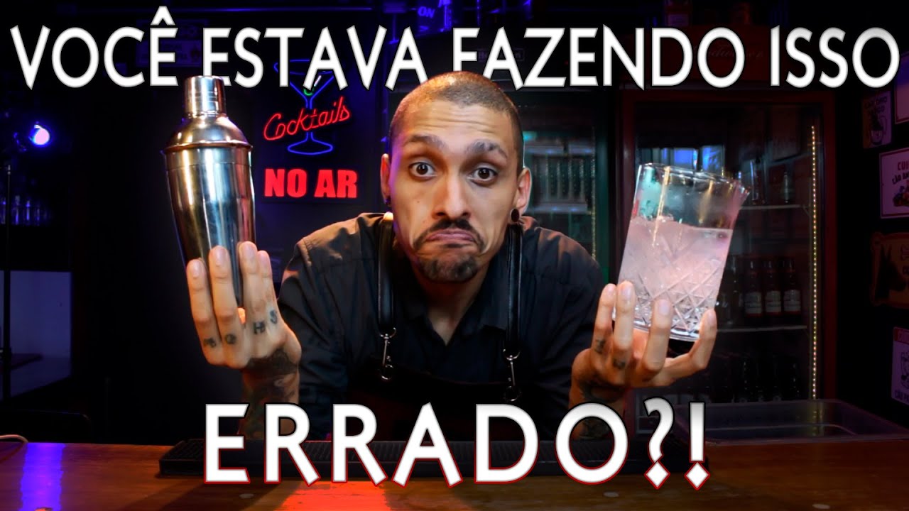 BATIDO OU MEXIDO? | COMO MISTURAR UM DRINK | TATO EXPLICA