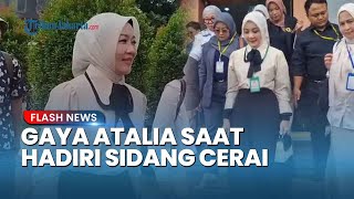 Gaya Anggun Atalia saat Hadiri Sidang Cerai Beragenda Mediasi dengan RK di PA Bandung