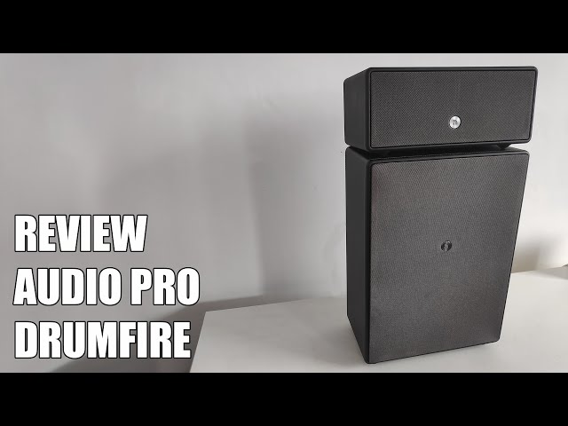 Vídeo relacionado con Audio Pro Altavoz Bluetooth y WiFi Inalámbrico Multiroom Muy Potente - Speaker Grande 300W con Sonido de Música en Directo - Bafle con Ecualizador Drumfire Blackstar Edition - Black