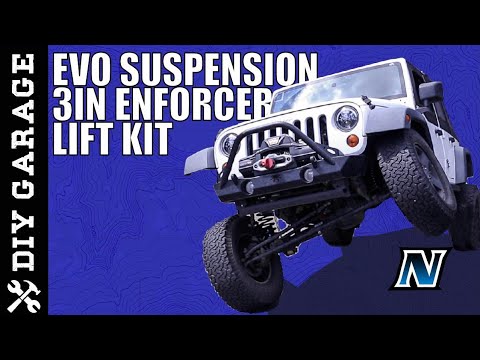 Evo Suspension 3" Enforcer Lift Kit + Fox Shocks Install [2007-2018 Jeep JK]