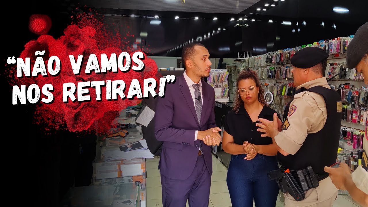 POLÍCIA é ACIONADA após PEDIDO de RETIRADA para JORNALISTA