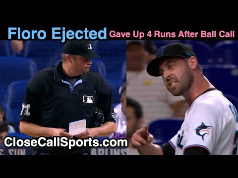 E82 - Dylan Floro Ejected by Jordan Baker After Getting Pulled, Having Given Up 4 Runs to San Diego