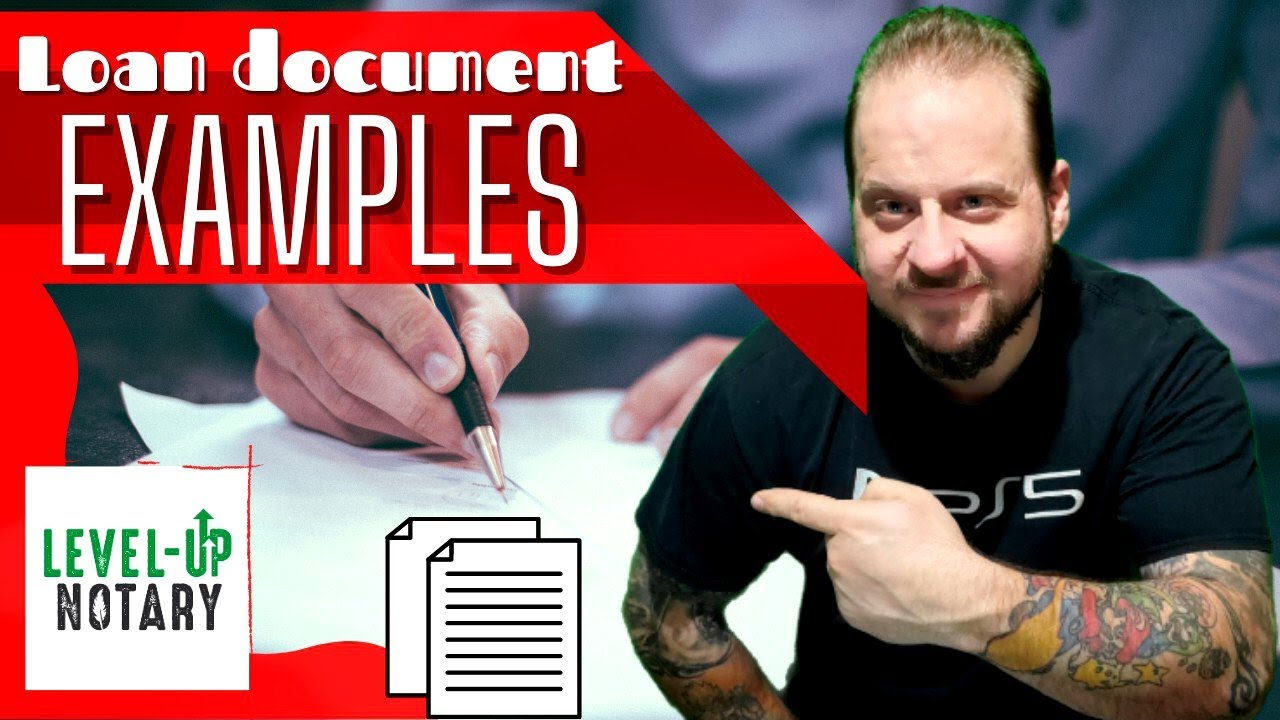 Mortgage loan document examples! (Free Notary Signing Agent Training! Ep.10)