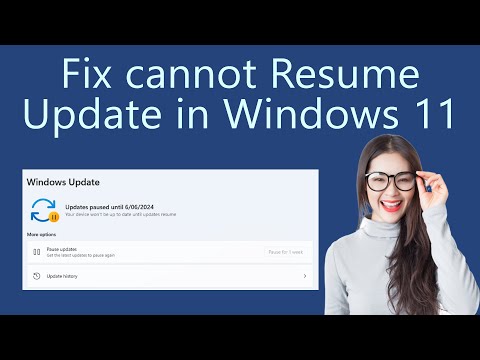 How to Fix cannot resume update in Windows 11?