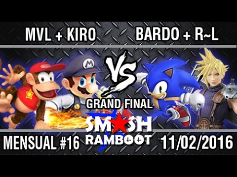 [SmashxRamboot #16] MVL+Kiro Vs El_Bardo+Robo~Luigi Grand Final