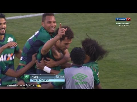 Gol de Neto, Chapecoense 5 x 1 Palmeiras - Brasileirão 04/10/2015
