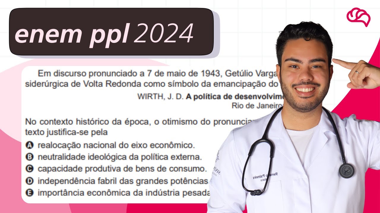 Resolução em Vídeo — Questão 82 ENEM 2024 PPL