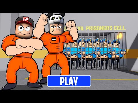 KASLARIMIZI Kullanarak BARRY Hapishanesinden Kaçıyoruz! - Roblox